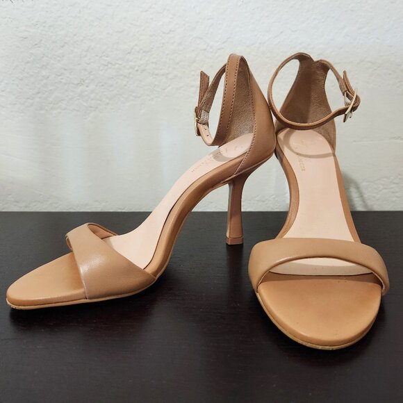 Naturalizer 27 Edit Violette Heeled Sandals in Tan Size 6 - Picture 1 of 6